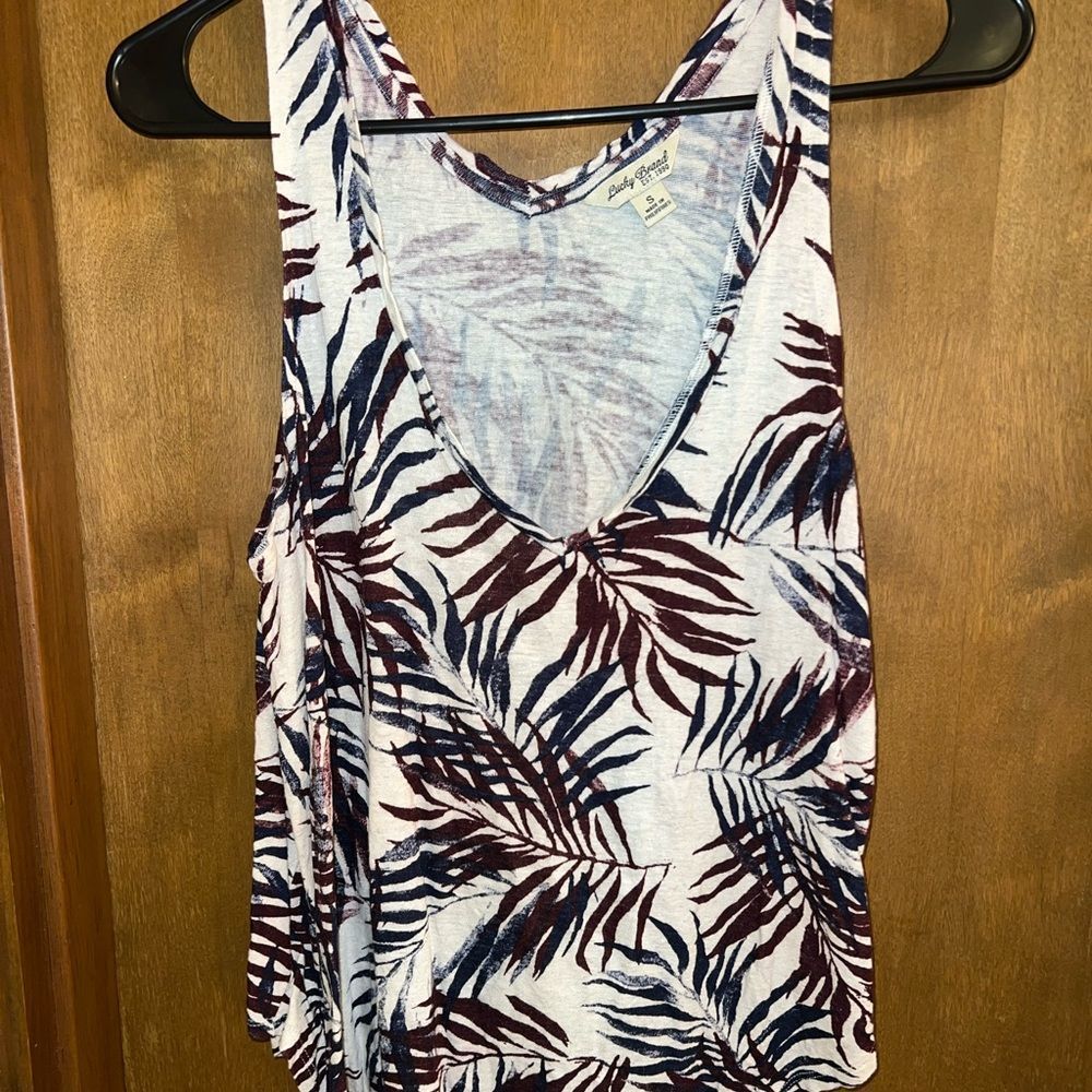 Lucky brand print tank